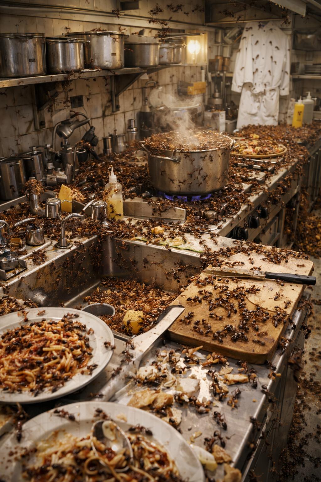 Hormigas en la cocina: riesgos, causas y métodos de control